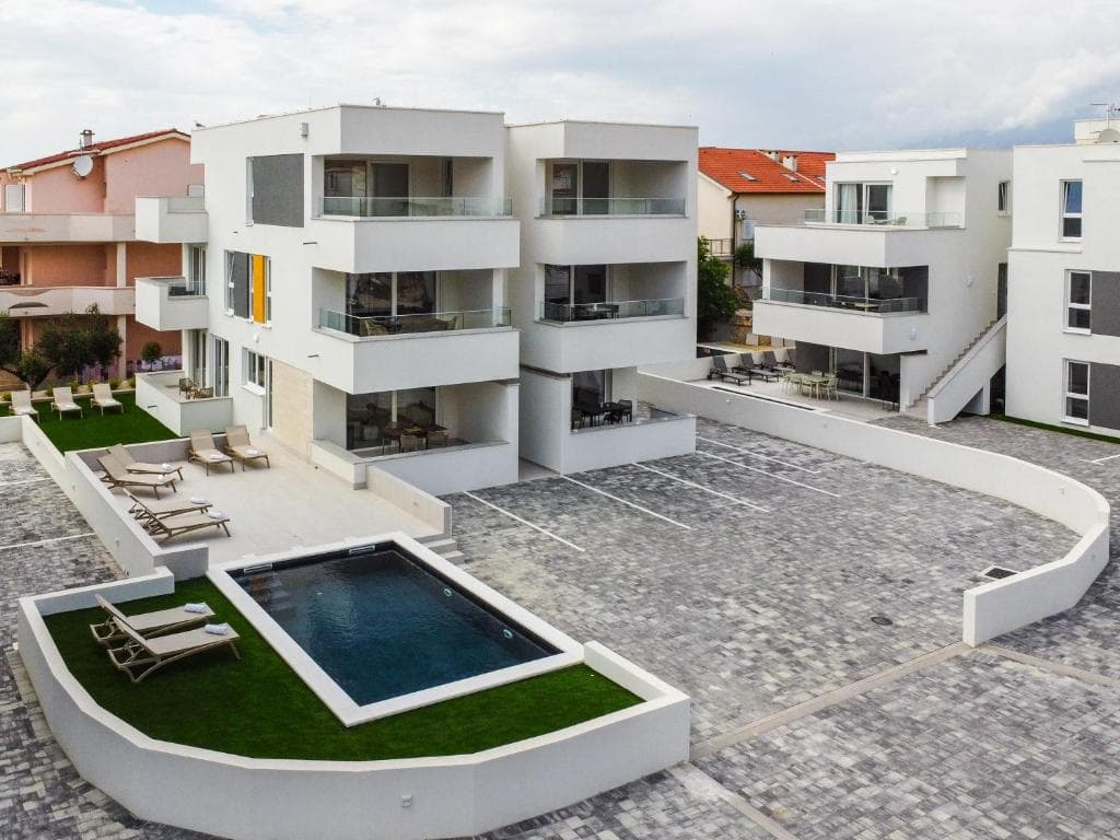 Apartment Break 6 mit Pool in Novalja Ansicht 2