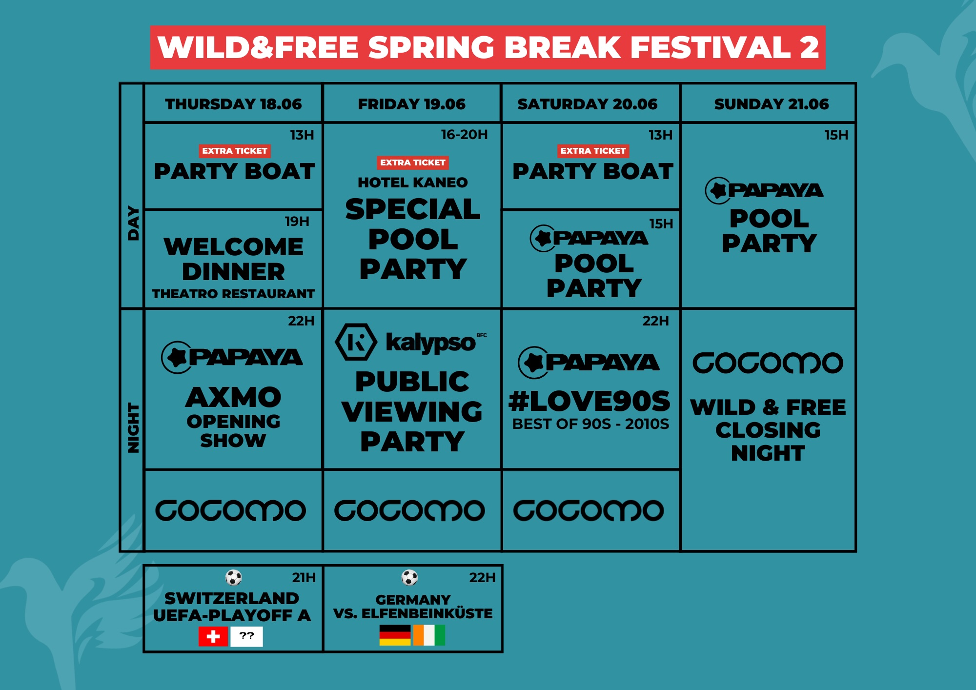 Wild & Free Spring Break Weekend 2 18.06.-21.06.2026 2