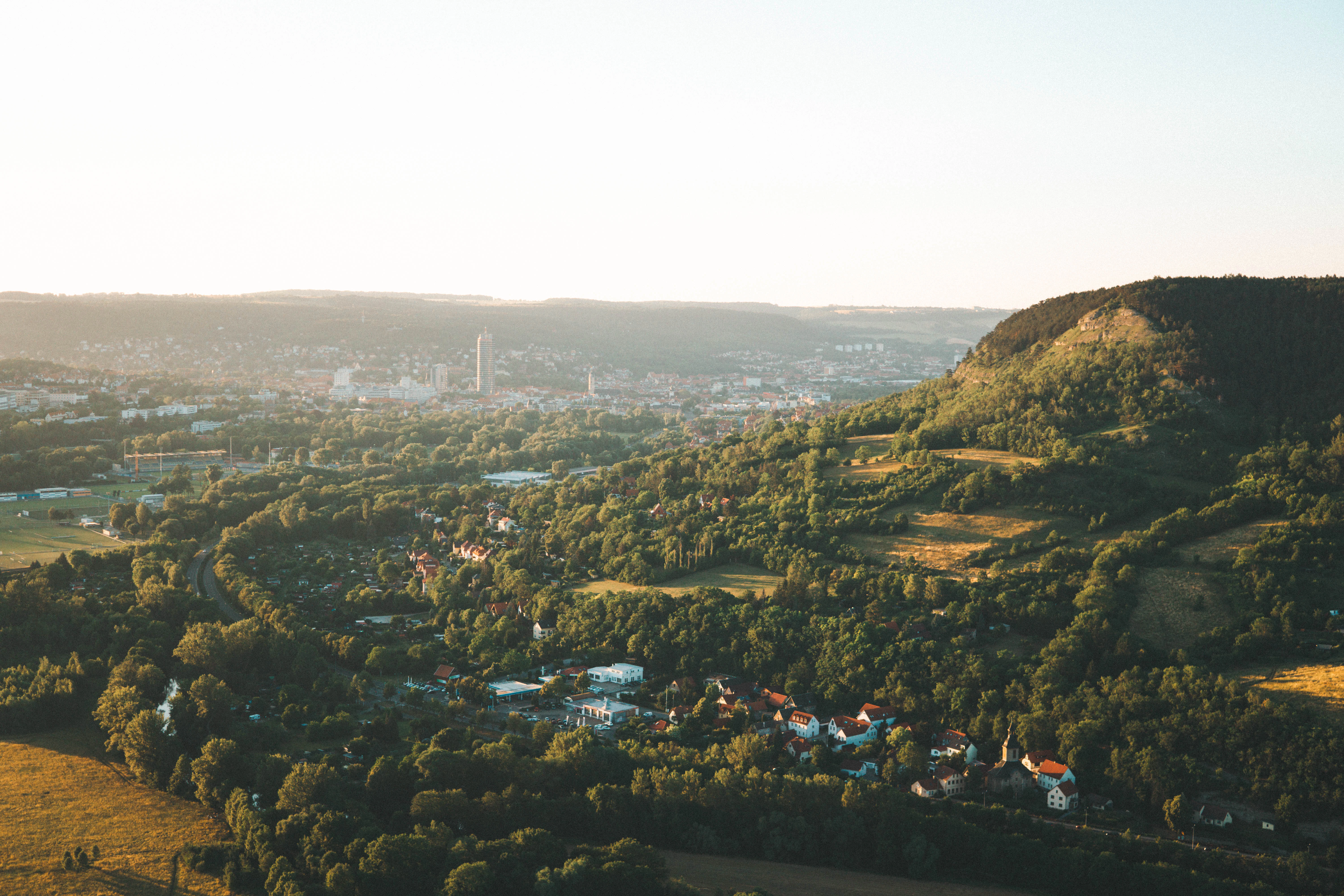 aerial view of city during daytime