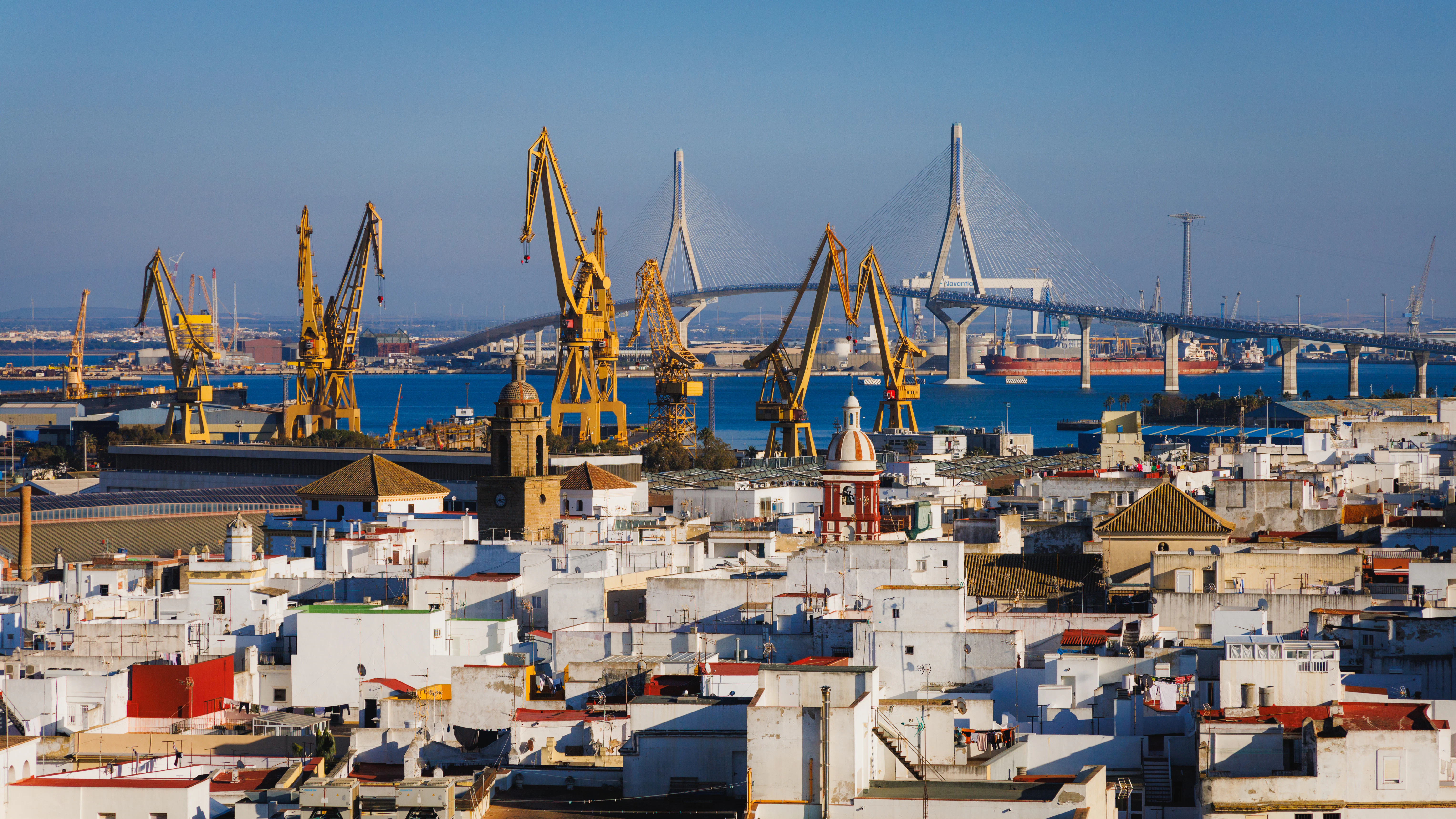 a city filled with lots of tall buildings